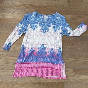 Chicos lightweight pastel tunic size 1